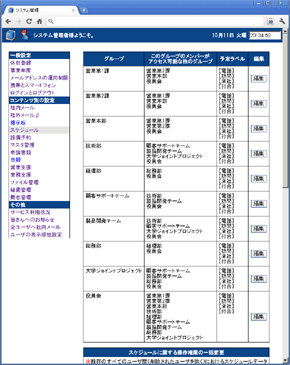 細かな運用設定が可能 細かな運用設定が可能